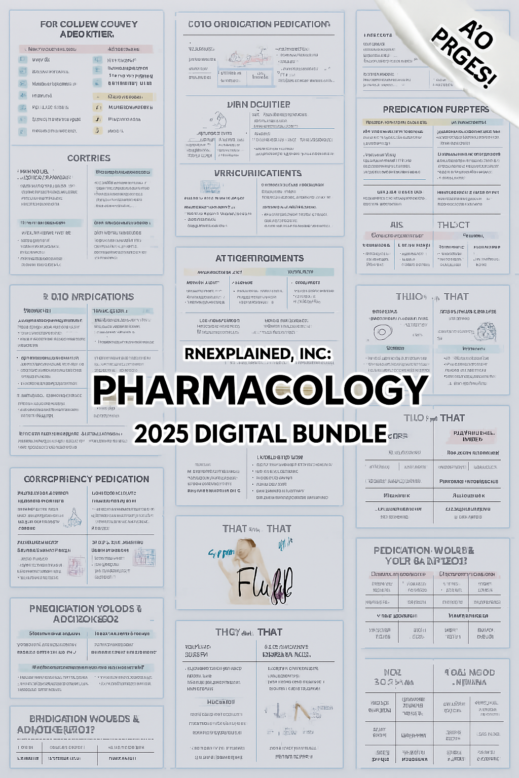 Pharmacology Nursing Bundle - 2025