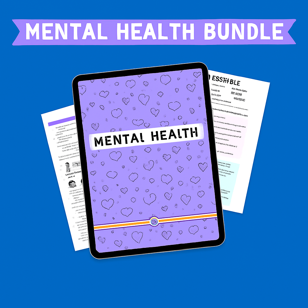 Mental Health Disorders Nursing Notes Study Bundle