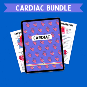 Cardiac Nursing Notes Study Bundle - 2025