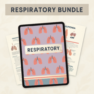 Respiratory Nursing Notes Study Bundle - 2025