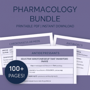 Pharmacology Bundle Nursing Study Guide - 2025