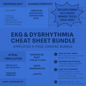 Cardiac EKG Interpretation Nursing School Study Guide