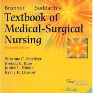 Brunner And Suddarth's Textbook Of Medical  Surgical  Nursing 11th Edition  By Suzanne C. Smeltzer