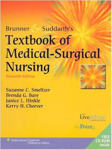 Brunner And Suddarth's Textbook Of Medical  Surgical  Nursing 11th Edition  By Suzanne C. Smeltzer