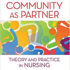 Community As Partner Theory And Practice in Nursing 7th edition by Anderson