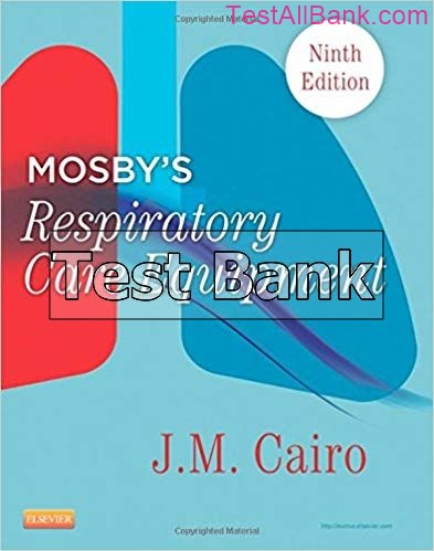 Mosbys Respiratory Care Equipment 9th Edition