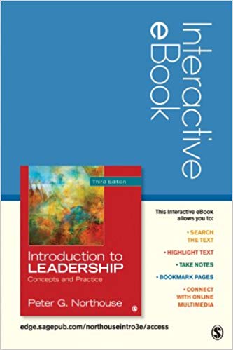 Introduction to Leadership Concepts And Practice 3rd Edition By Peter G. Northouse - Test Bank