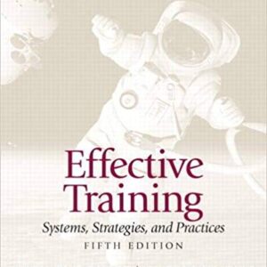 Effective Training 5th Edition By Nick Blanchard Thacker -Test Bank