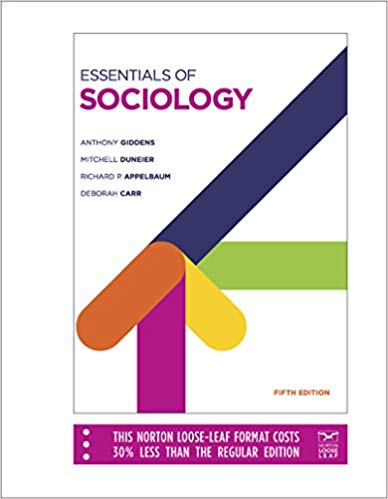 Essentials of Sociology 5th Edition By Anthony Giddens - Test Bank