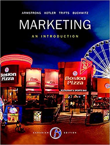 Marketing And introduction 6th Canadian Edition - Test Bank