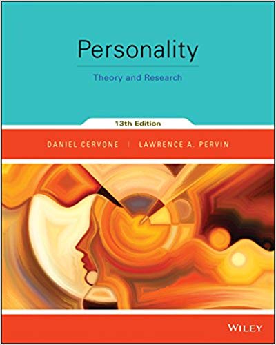 Personality Theory And Research By Daniel Cervone 13th Edition - Test Bank
