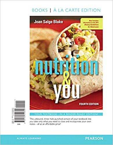 Nutrition And You 4th Edition By Blake - Test Bank
