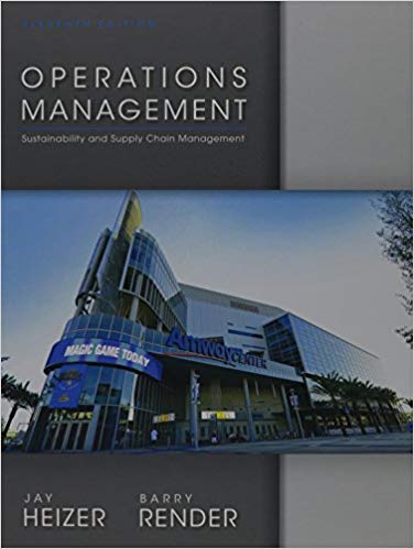 Operations Management 11th Edition By Jay Heizer - Test Bank