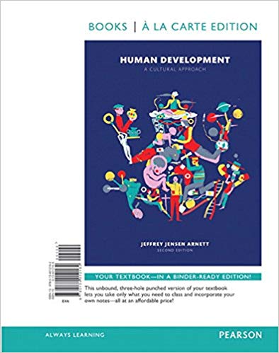 Human Development A Cultural Approach 2nd Edition By Jeffrey Jensen Arnett - Test Bank