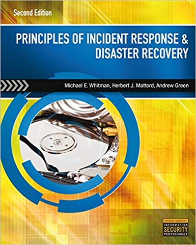 Principles of Incident Response And Disaster Recovery By Michael E. Whitman - Test Bank