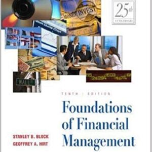 Foundations of Financial Management 10th Canadian Edition By Stanley B. Block - Test Bank