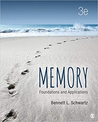 Memory Foundations And Applications 3rd Edition By Bennett L. Schwartz - Test Bank
