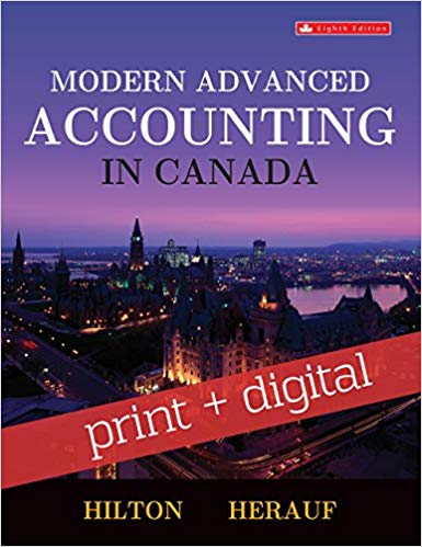 Modern Advanced Accounting in Canada 8th Edition By Murray Hilton - Test Bank