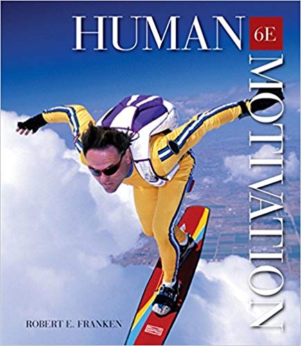 Human Motivation 6th Edition by Robert E. Franken - Test Bank