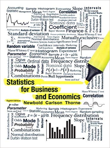 Statistics for Business And Economics 8th Edition  By Paul Newbold - Test Bank