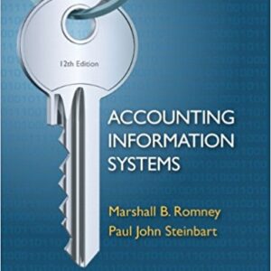 Accounting Information Systems 12th Edition Solution By Romney - Paul - Test Bank