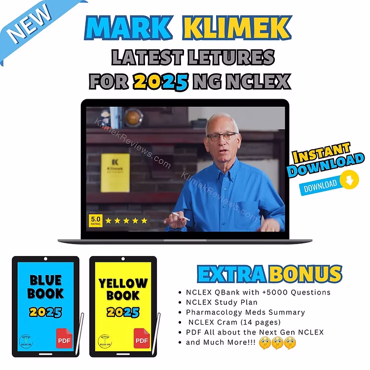 Mark Klimek Latest Lectures for the Next Gen NCLEX 2025-2026