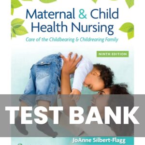 Test Bank For Maternal and Child Health Nursing 9th Edition by Pillitteri