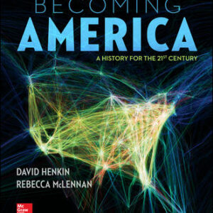 Becoming America Ist Edition By David Henkin - Test Bank