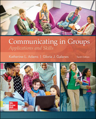 Communicating in Groups Applications and Skills 10Th Edition By Katherine Adams - Test Bank