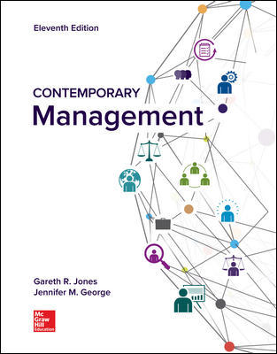 Contemporary Management  11Th Edition By Gareth Jones  -Test Bank
