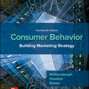 Consumer Behavior Building Marketing Strategy 14Th Edition - By David Mothersbaugh - Test Bank