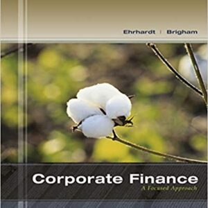 Corporate Finance A Focused Approach 5th Edition By Ehrhardt, Michael C. - Test Bnak
