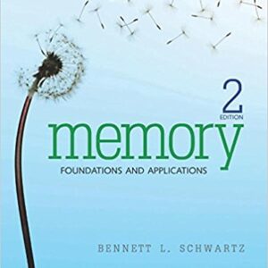 Memory Foundations And Applications Second Edition by Bennett L. Schwartz -Test Bank