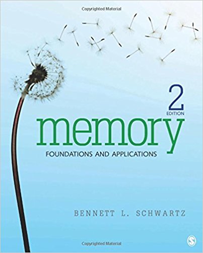 Memory Foundations And Applications Second Edition by Bennett L. Schwartz -Test Bank