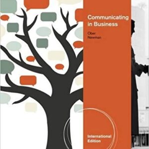 Communicating in Business International Edition 8th Edition by Scot Ober - Test Bank