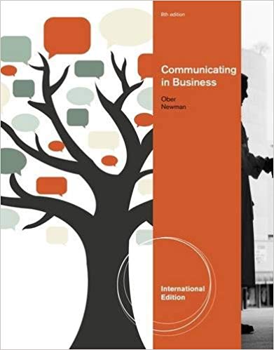Communicating in Business International Edition 8th Edition by Scot Ober - Test Bank