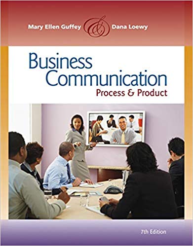 Business Communication Process and Product 7th Edition by Mary Ellen Guffey - Test Bank
