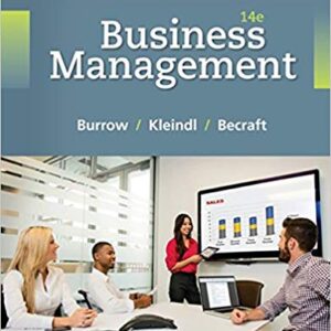 Business Management 14th Edition by James L. Burrow  - Test Bank