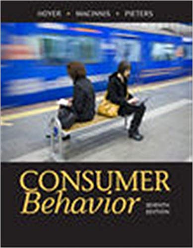 Consumer Behavior 7th Edition By Wayne D. - Test Bank