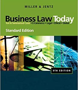 Bundle Business Law Today Standard Edition 9th Edition by Roger LeRoy Miller - Test Bank