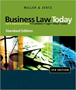 Bundle Business Law Today Standard Edition 9th Edition by Roger LeRoy Miller - Test Bank