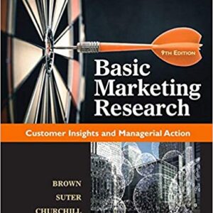 Basic Marketing Research 9th Edition by Tom J. Brown  - Test Bank