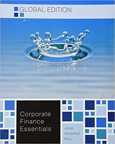 Corporate Finance Essentials Global Edition Jordan Westerfield Ross 7e - Test Bank
