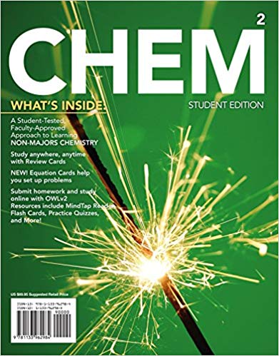 CHEM2 Chemistry in Your World 2nd Edition by Hogg - Test Bank