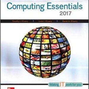 Computing Essentials 2017 26 Ed by OLeary - Test Bank