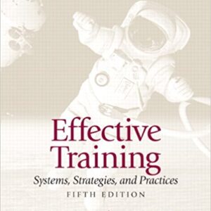 Effective Training 5th Edition by Blanchard - Test Bank
