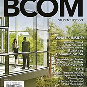 BCOM 5 5th Edition by Carol M. Lehman  - Test Bank