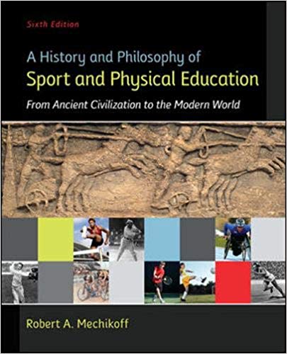 A History and Philosophy of Sport and Physical Education 6Th Edition By Robert Mechikoff - Test Bank
