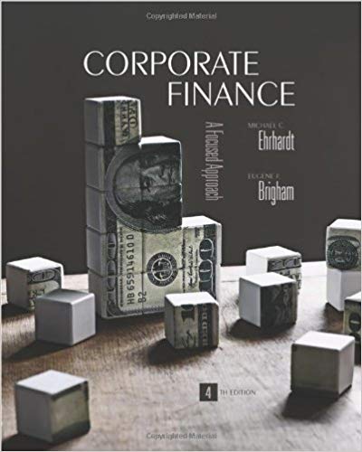 Corporate Finance A Focused Approach 4th edition by Ehrhardt - Test Bank