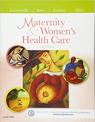 Maternity and Women's Health Care 11th Edition by Deitra Leonard Lowdermilk -Test Bank